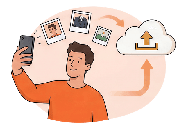 Nahrajte své fotografie